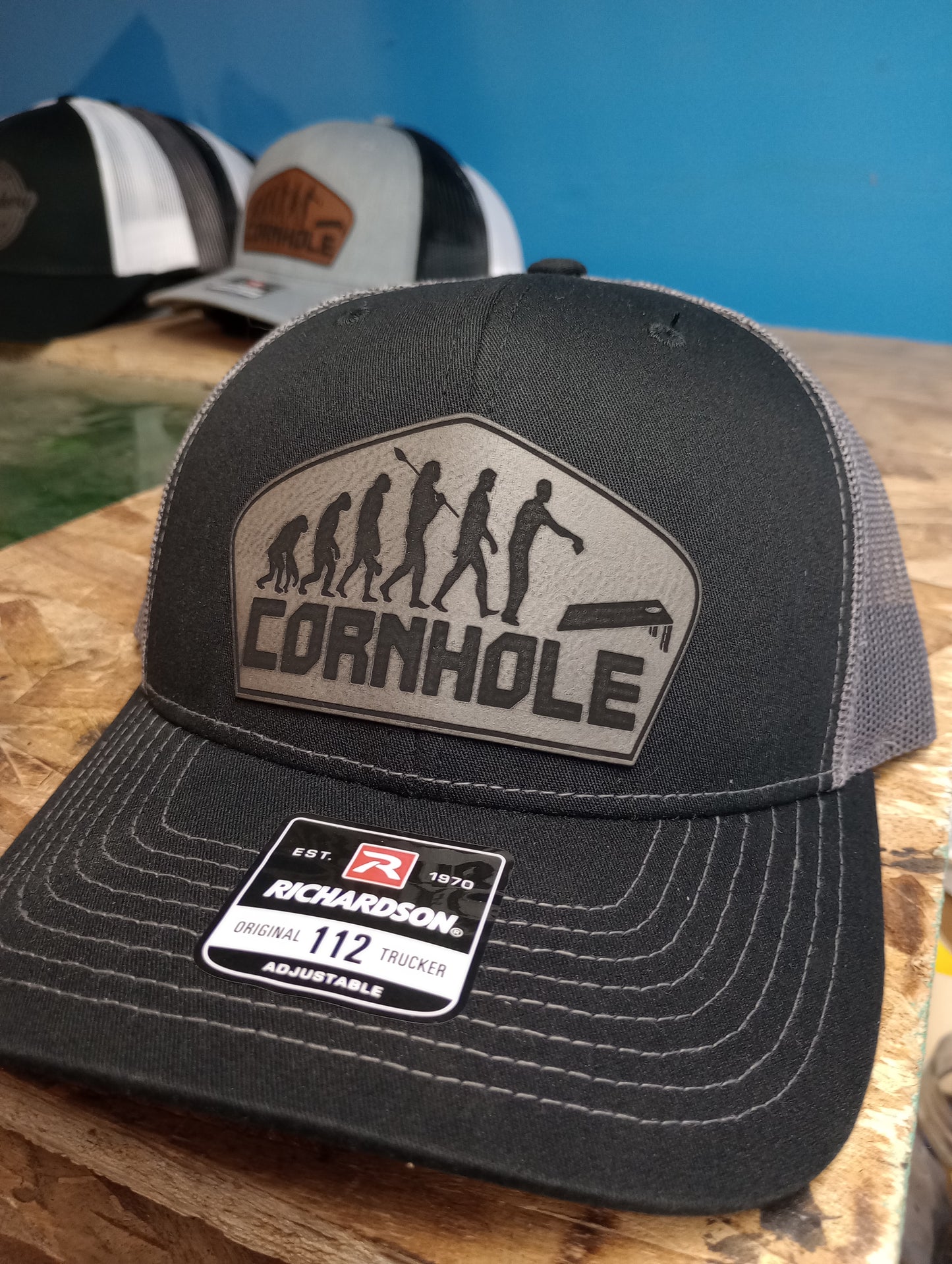 Cornhole evolution hat