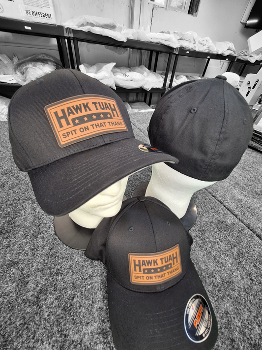 Hawk Tuah hat FlexFit black